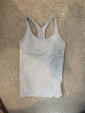 lululemon Light Blue Racerback Tank Top Size 4